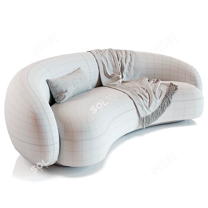 Elegant and Comfortable Julep Sofa 3D model image 4