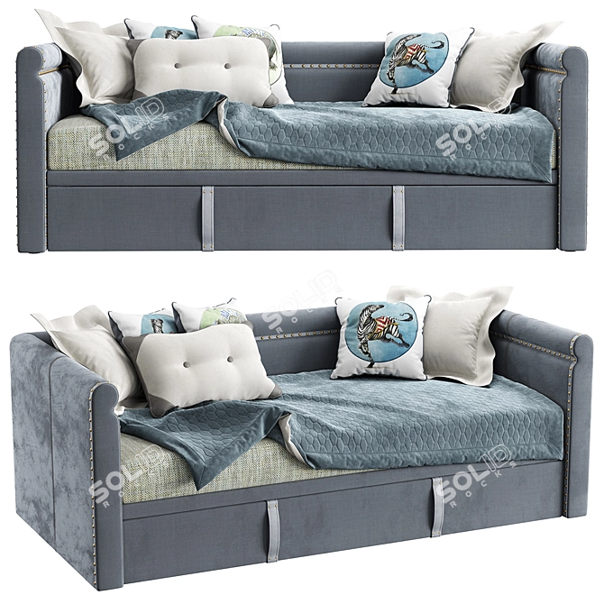 Manifesto PORTMAN Kids Bed 3D model image 1