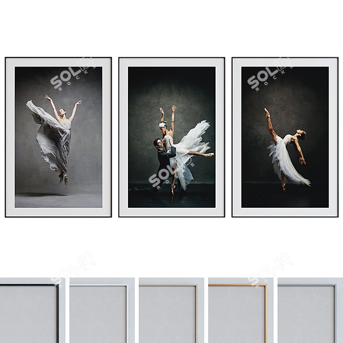 Ballerina Studio Picture Frames 3D model image 1