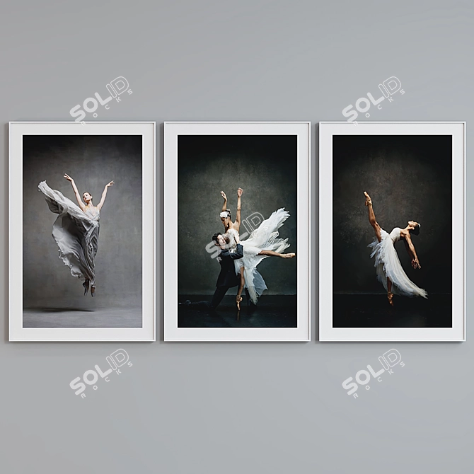 Ballerina Studio Picture Frames 3D model image 3