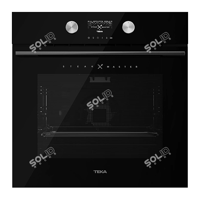 Teka Night River Black Oven 3D model image 3