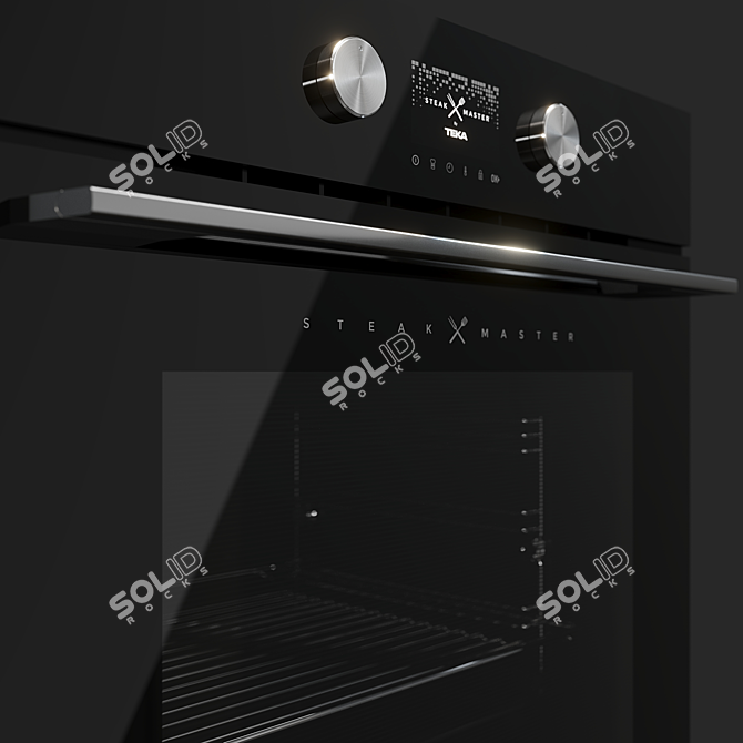 Teka Night River Black Oven 3D model image 4