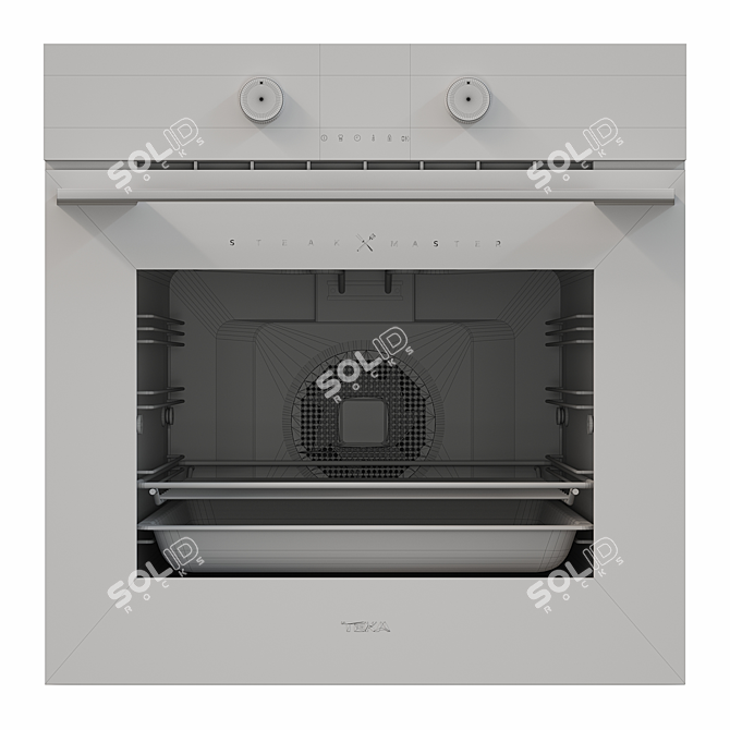 Teka Night River Black Oven 3D model image 2