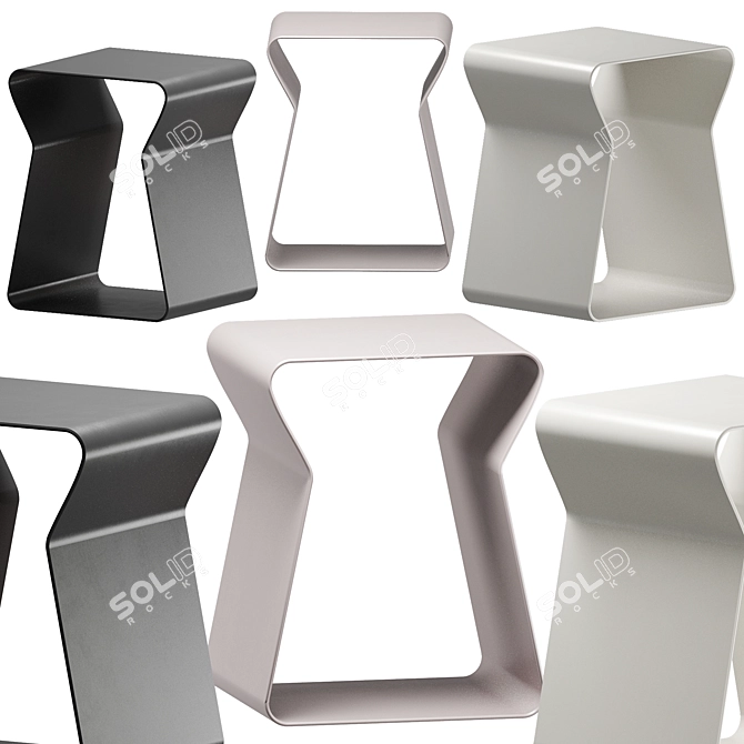 Modern Kito Side Table 3D model image 1