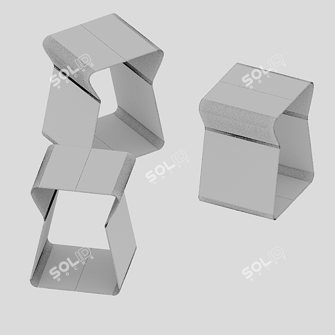 Modern Kito Side Table 3D model image 3