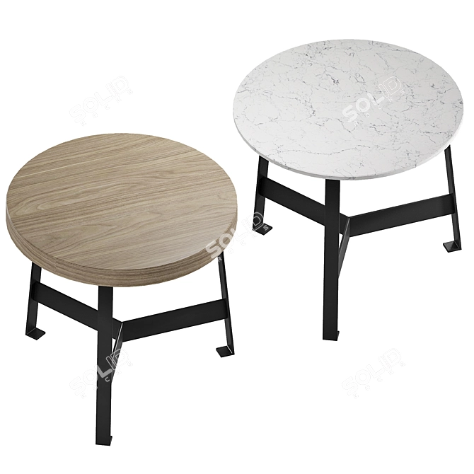 Kanaha Round Table Set 3D model image 2