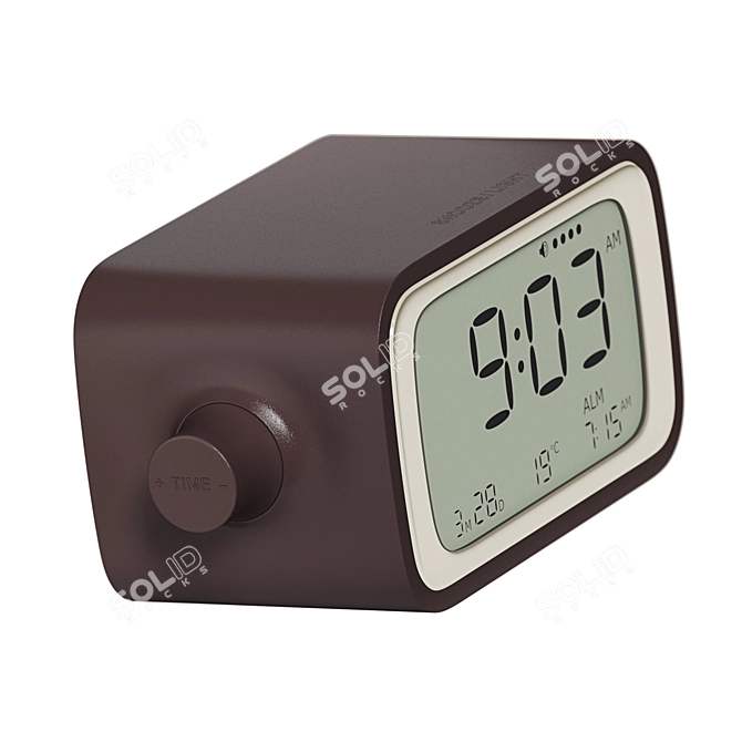 Lexon Dreamtime Alarm Clock 3D Model 3D model image 2