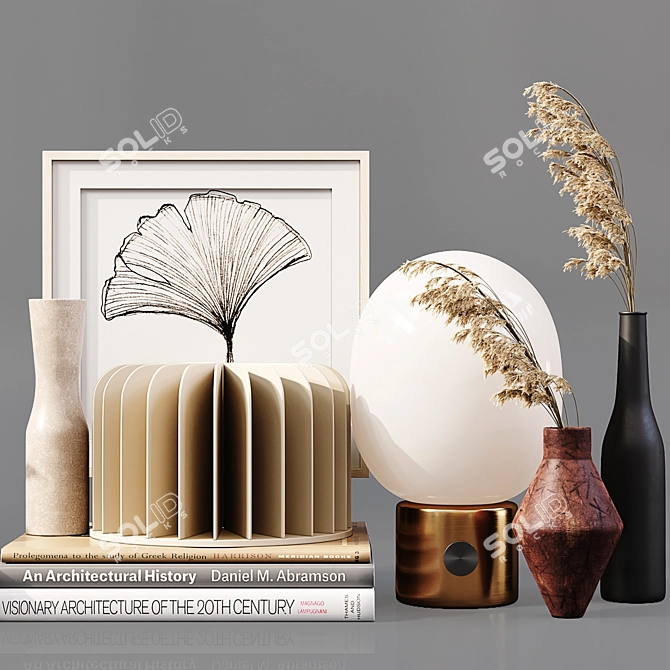 Exquisite Decor Set for Rendering 3D model image 4