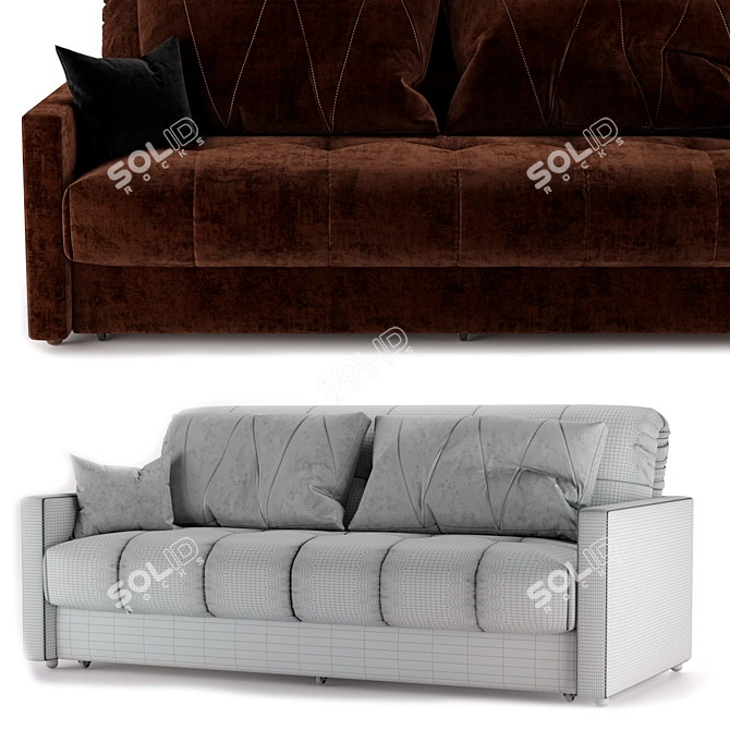 Vintage Furniture Collection-3D Model 3D model image 3