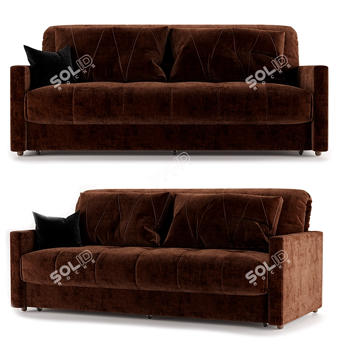 Vintage Furniture Collection-3D Model 3D model image 6