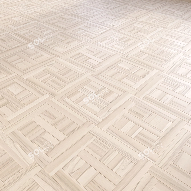 Premium 3D Wood Floor Model 3D model image 2