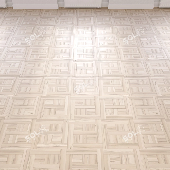 Premium 3D Wood Floor Model 3D model image 3