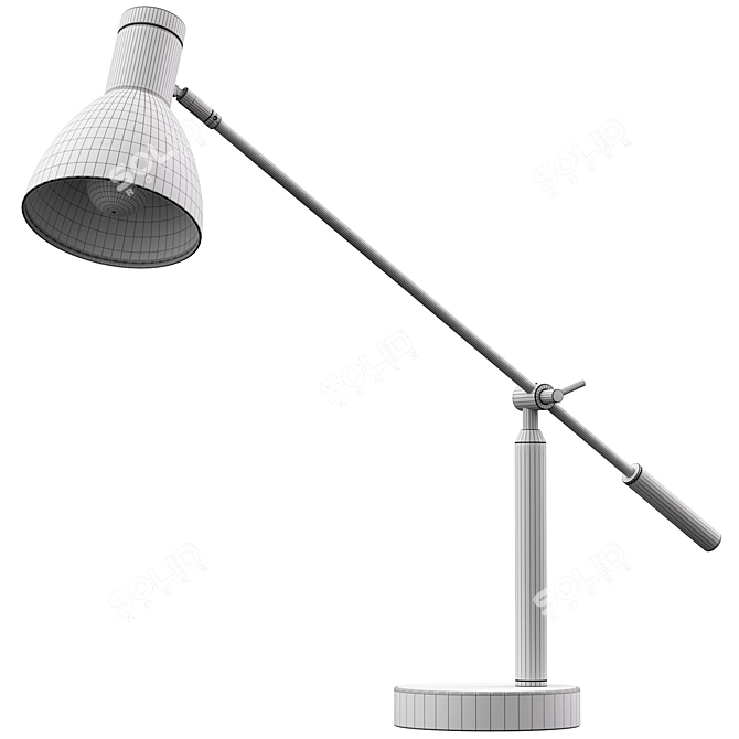 Cohen Table Lamp, Deep Grey 3D model image 4