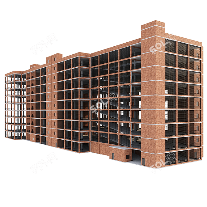 Multi-Level Parking Solution 3D model image 2