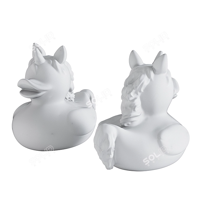 Unicorn Rubber Duck Collection 3D model image 5