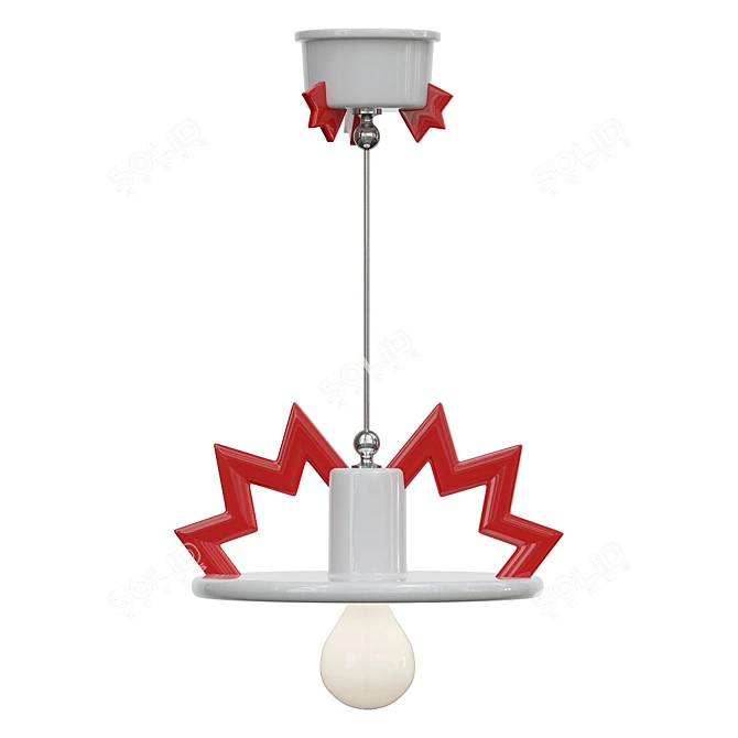 Memphis Santa Fe Lamp 3D model image 1