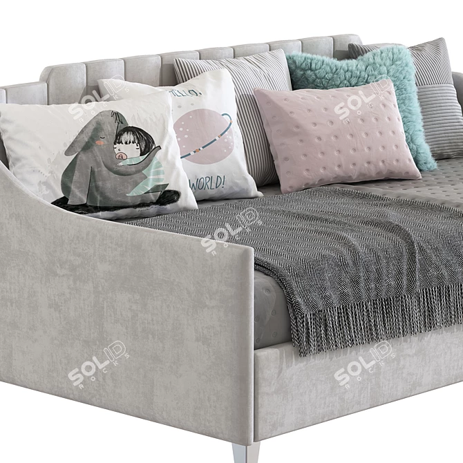 Convertible Sofa Bed Jolena 243 3D model image 4
