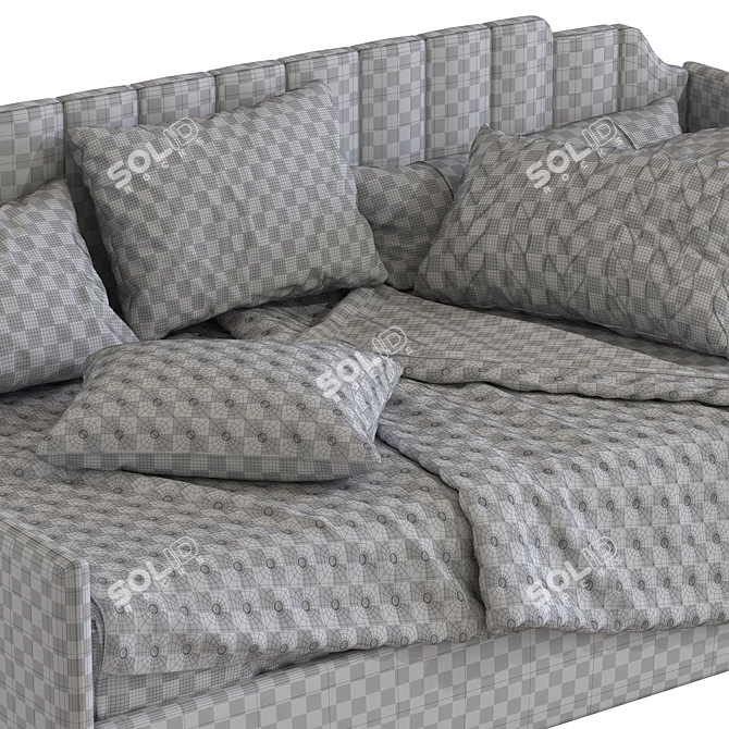 Convertible Sofa Bed Jolena 243 3D model image 5
