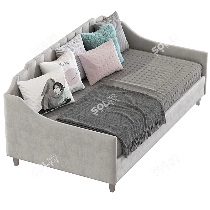 Convertible Sofa Bed Jolena 243 3D model image 7