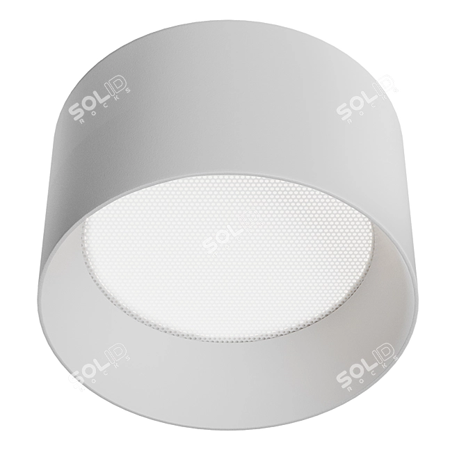 Modern Surface Mounted Aura Lights 3D model image 2