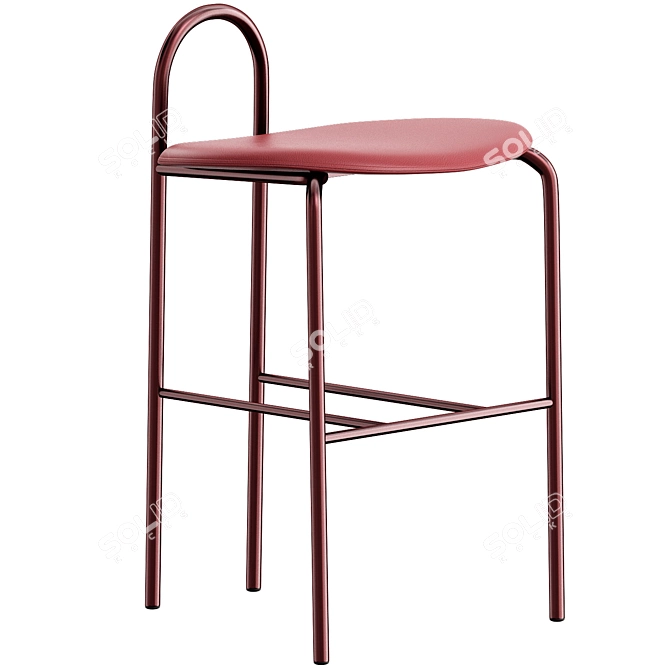 Elegant Michelle SP01 Accent Table 3D model image 2