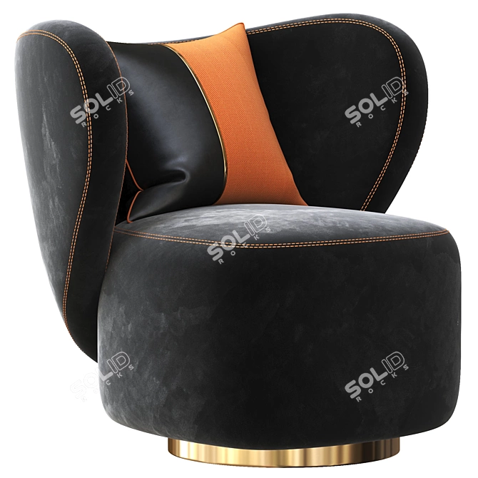 NORR11 Little Big Armchair 3D Model 3D model image 1