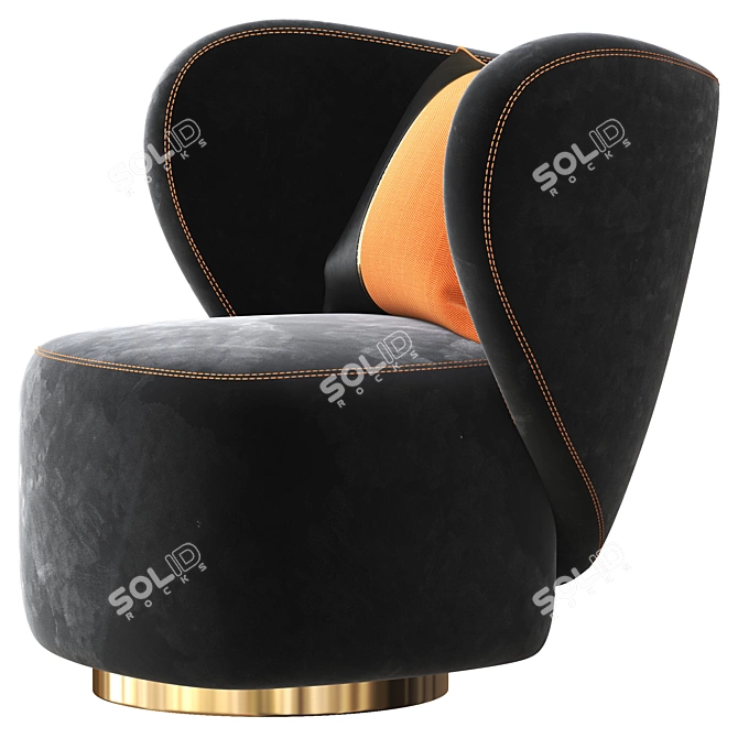 NORR11 Little Big Armchair 3D Model 3D model image 3