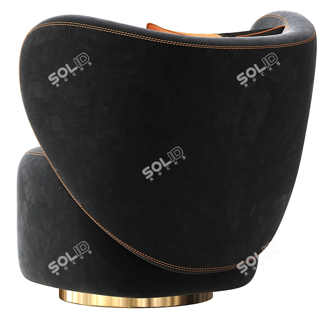 NORR11 Little Big Armchair 3D Model 3D model image 4