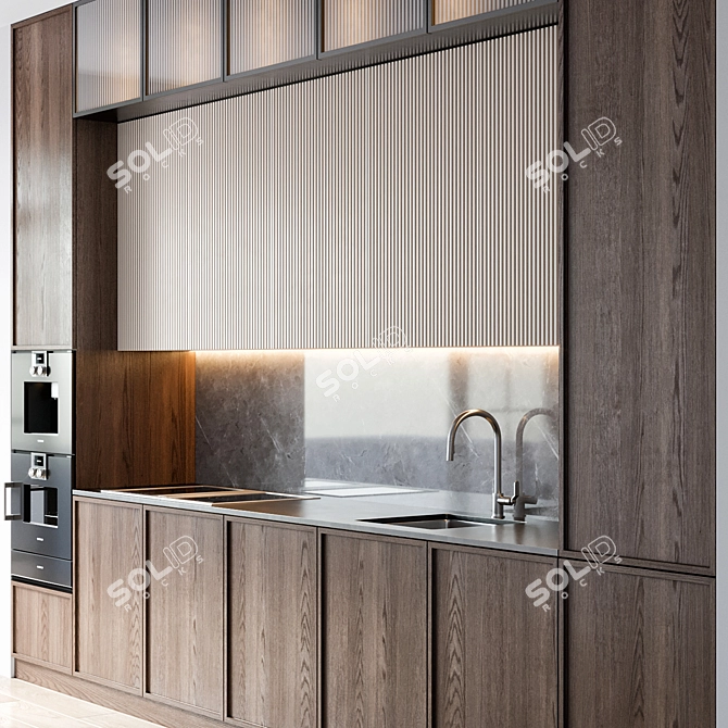 Gaggenau Appliance Kitchen Set 3D model image 2