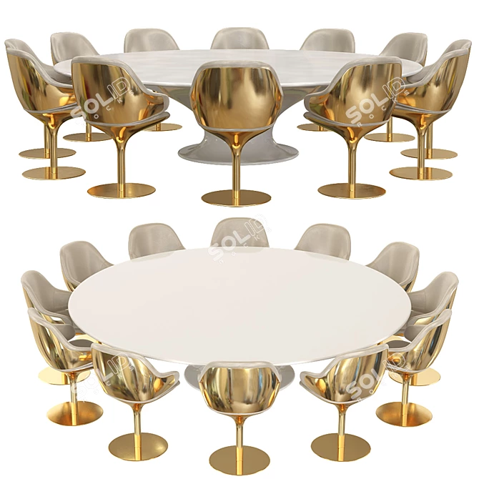 Realistic 3D Model Set 3D model image 1