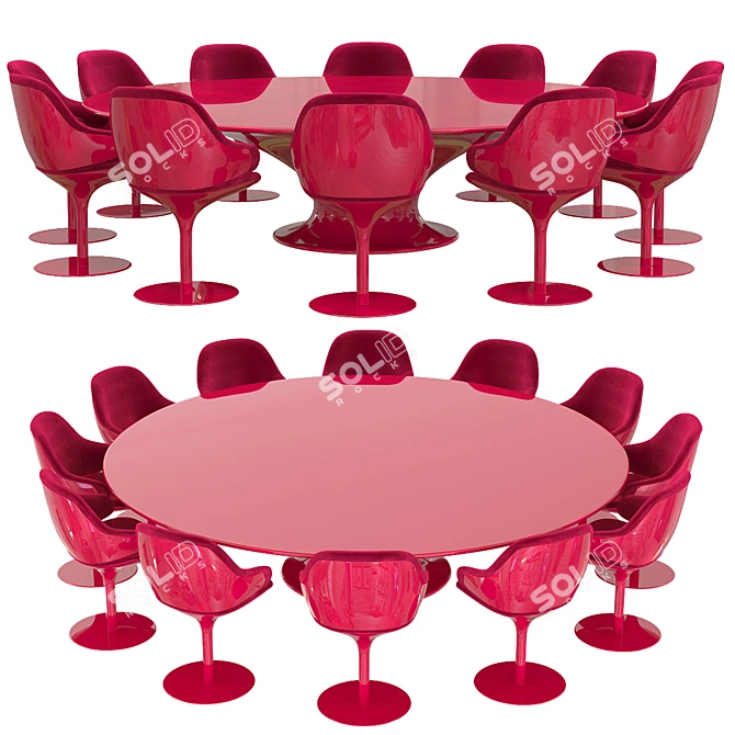 Realistic 3D Model Set 3D model image 3