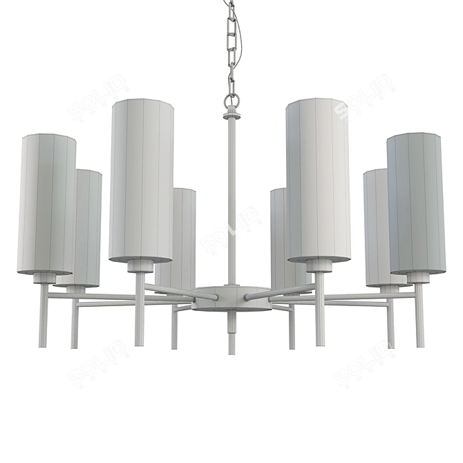 Sleek Gracilis 2648-9P Glass Render 3D model image 2