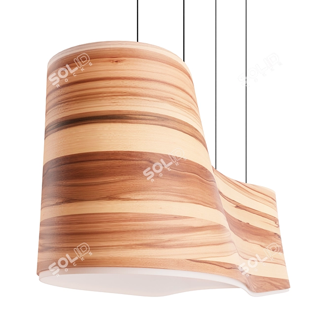 Lzf New Wave Pendant Light 3D model image 1
