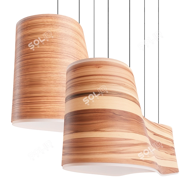 Lzf New Wave Pendant Light 3D model image 2