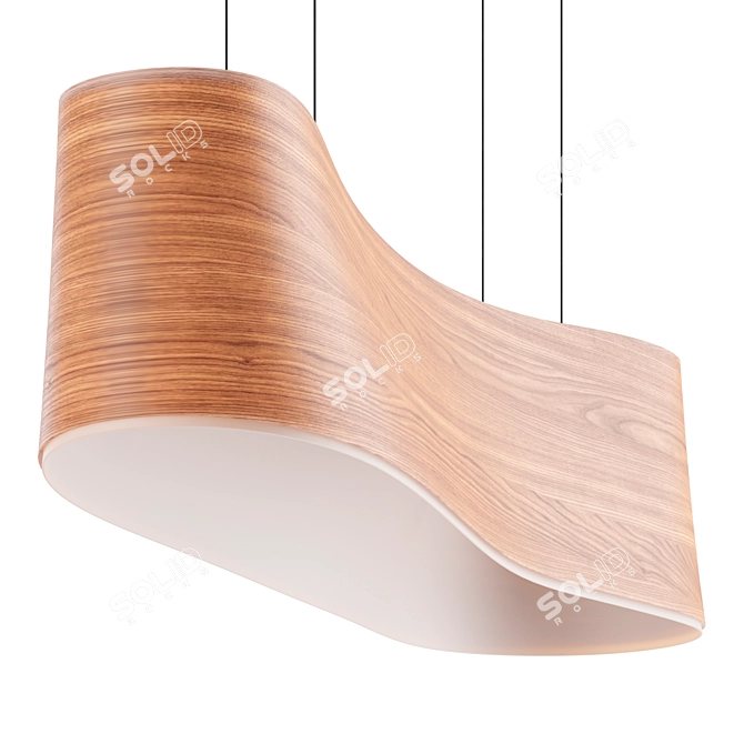 Lzf New Wave Pendant Light 3D model image 3