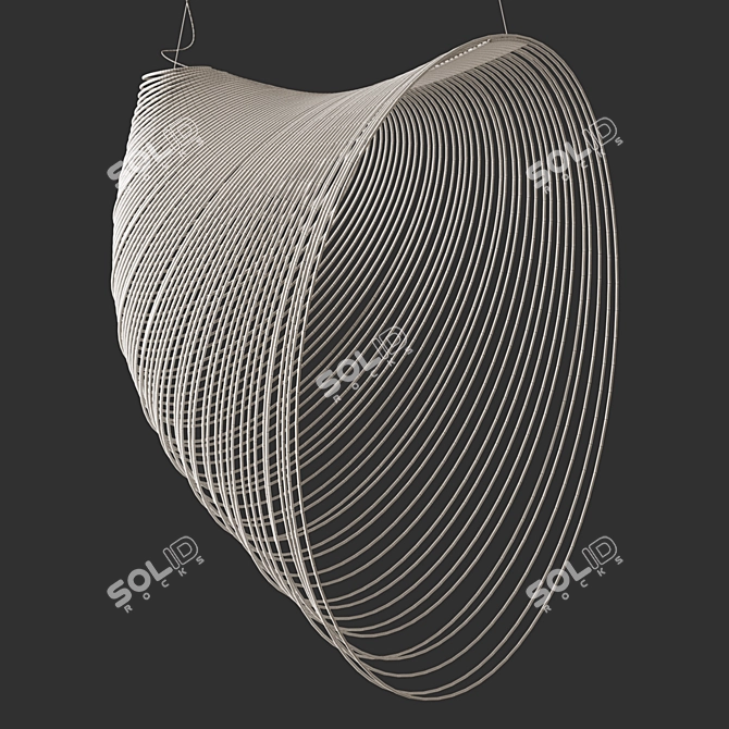 Modern Pendant Light Fixture 3D model image 3