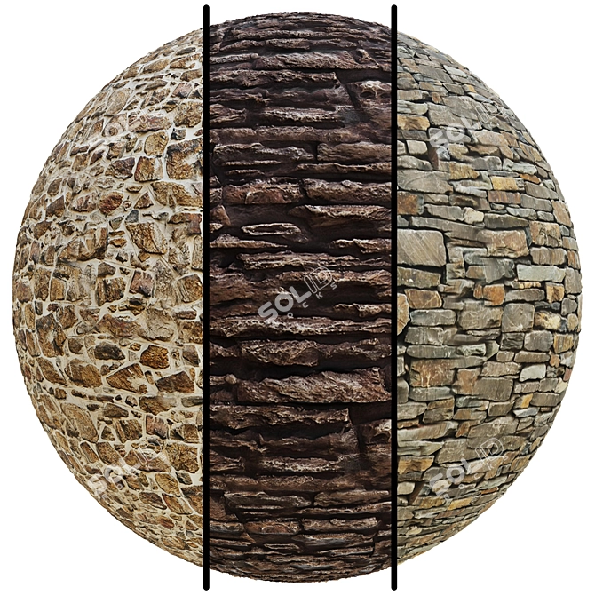 Stone Covering Texture Set | 3D Models 3D model image 1