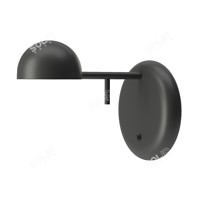 Modern Wall Light Pin Collection 3D model image 1