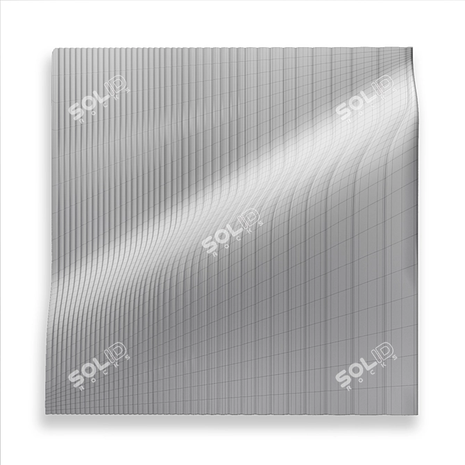 Rise 2009 Metal Panel Art 3D model image 5