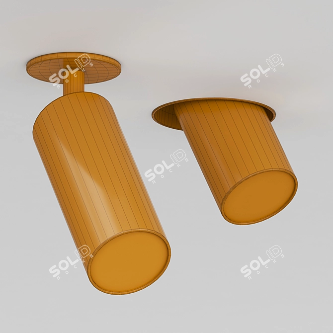 Modern Ceiling Lights Collection 3D model image 2