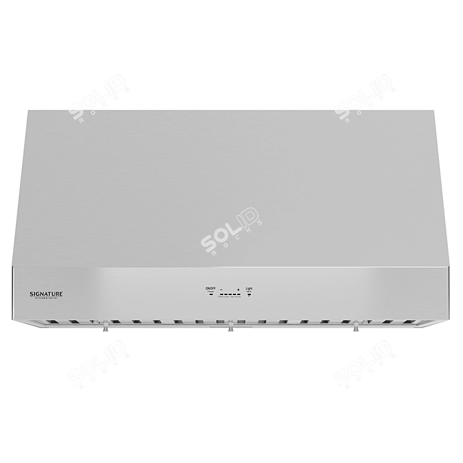 Pro-Style 36" Wall Hood Black 3D model image 3