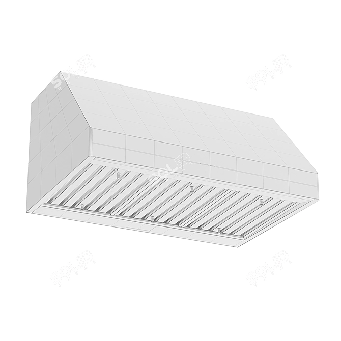 Pro-Style 36" Wall Hood Black 3D model image 4