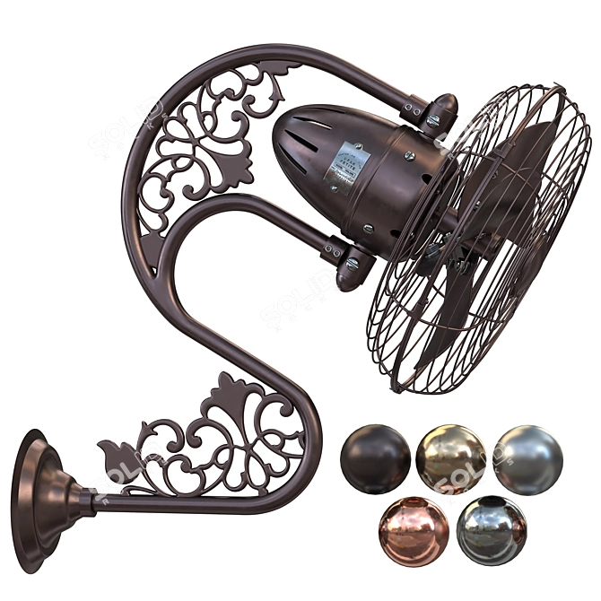 Modern Fan with Versatile Design 3D model image 4