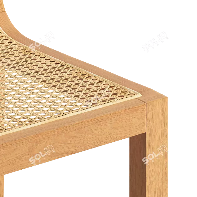 Modern Sherry Counter Stool 3D model image 3