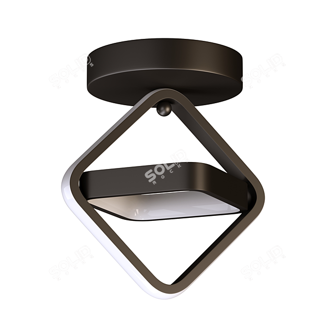 Modern LED Ceiling Light Fixture 3D model image 6