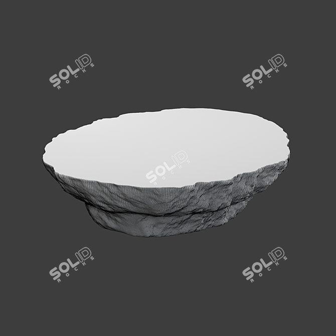 Lava Stone Coffee Table 3D model image 3