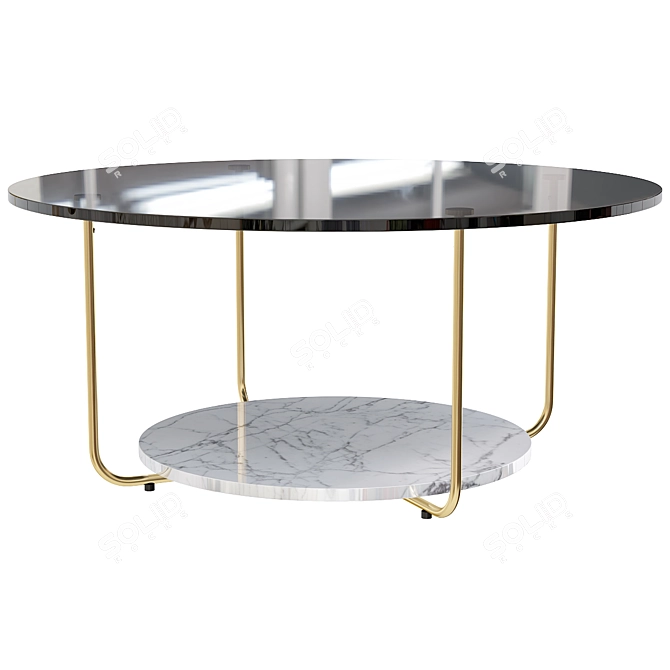 Sleek Moricio Coffee Table 3D model image 1