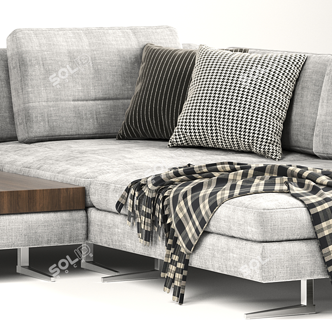 Modern Ermes Sofa Rendered in V-Ray 3D model image 2