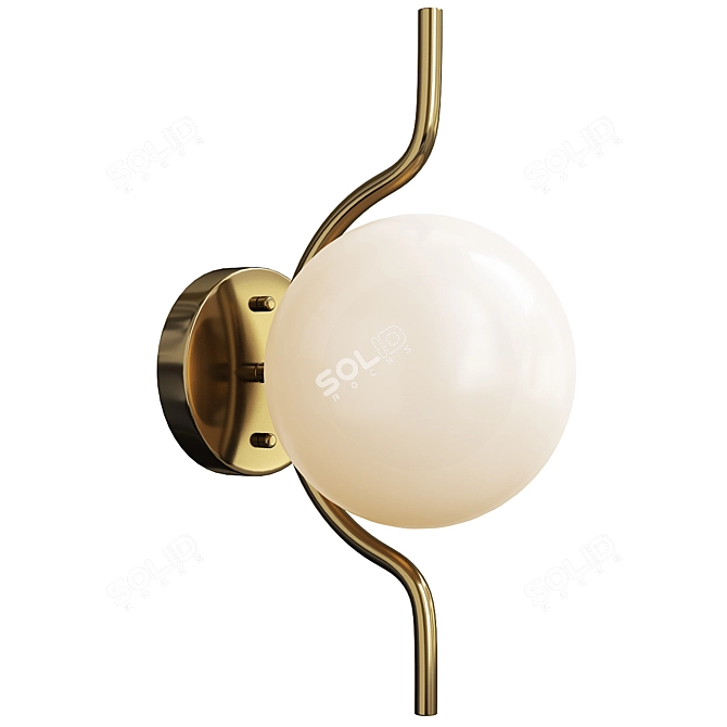 Modern Collin Wall Lamp Fixtures 3D model image 1