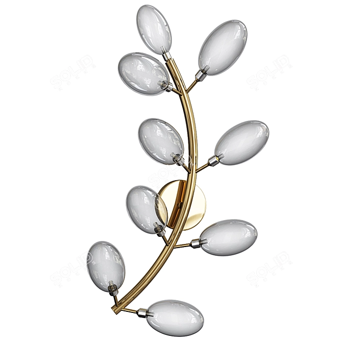 Sleek Modern Design Table Lamp 3D model image 1